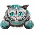 Cheshire Cat machine embroidery design for Brother